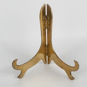 Solid Brass Metal Display Easel - 7.5” x 4.5”